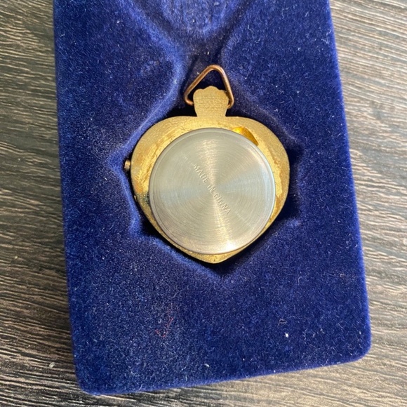 Vintage Jacques Carpentier Digital Quartz Heart Watch Necklace Pendant No Chain - Picture 5 of 10